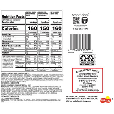 Frito Lay Classic Mix Variety Pack - 10 Count - Image 2