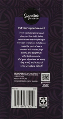 Signature Select Cutlery Fork & Spoon Plastic Premium - 72 Count - Image 3