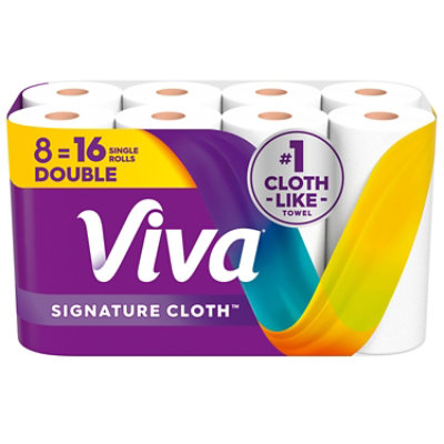 Viva Signature Cloth Paper Towels 86 Sheets Per Roll - 8 Count