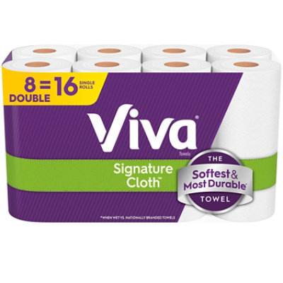 Viva Signature Cloth Paper Towels 86 Sheets Per Roll - 8 Count - Image 1