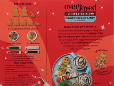 Overjoyed Gingerbread Family Cookie Kit - 14.9 Oz - Image 5