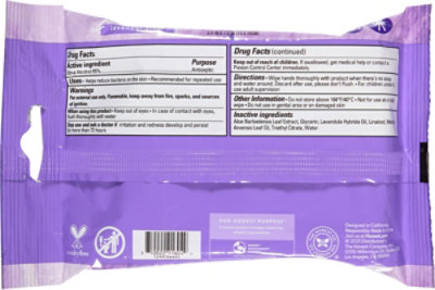 Honest Lavendar Sanitizing Wipers 15 Count - 15 CT - Image 5