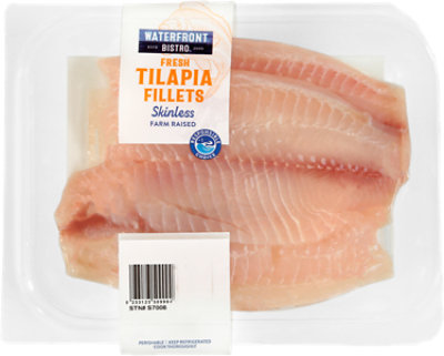 Waterfront Bistro Tilapia Fillets Skinless - Lb