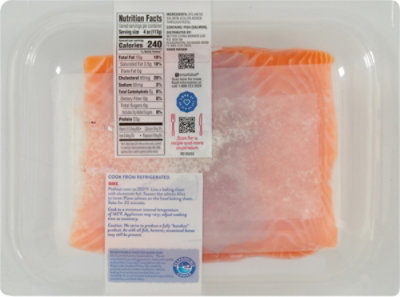 Waterfront Skinless Bistro Atlantic Salmon Portions - 1 Lb - Image 5