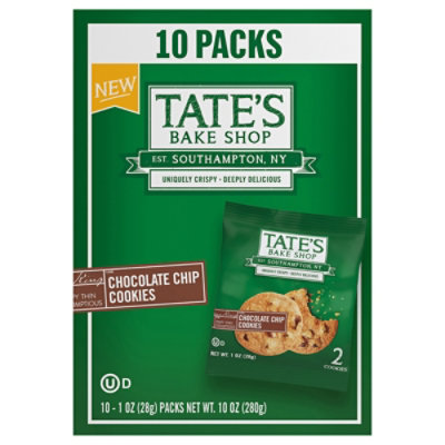Tates Cookies Chocolate Chip - 10 Oz - Image 1