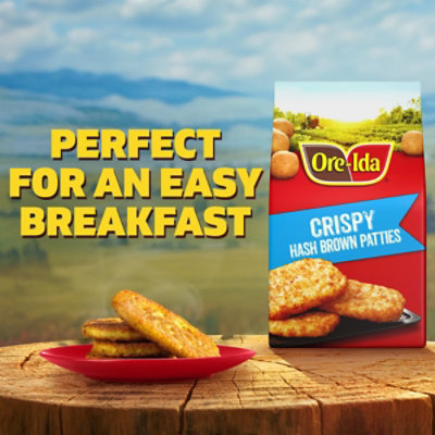 ORE-IDA Crispy Hash Brown Patties, Shredded Potatoes - 48 Oz - Image 2