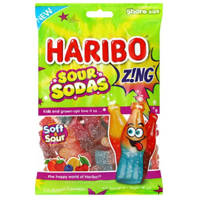 Haribo Sour Soda Bottle - 7 Oz - Image 1