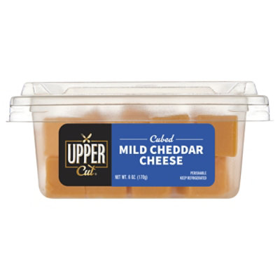 Upper Cut Mild Cheddar Cheese Cubed - 6 OZ - Image 2