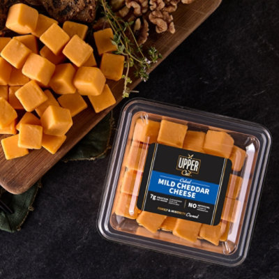 Upper Cut Cubed Mild Cheddar Cheese - 6 Oz - Image 6