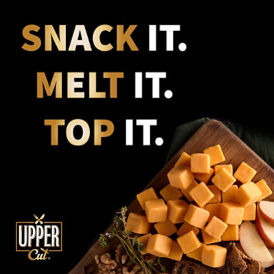 Upper Cut Cubed Mild Cheddar Cheese - 6 Oz - Image 5