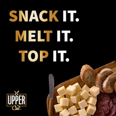 Upper Cut Sharp Cubed White Cheddar Cheese - 6 Oz - Image 5
