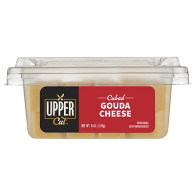 Upper Cut Gouda Cheese Cubed - 6 OZ - Image 2