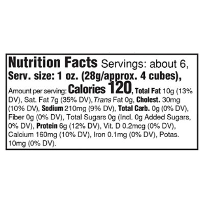 Upper Cut Havarti Cheese Cubed - 6 OZ - Image 3