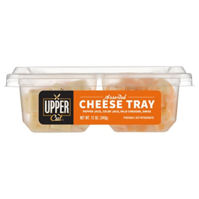 Upper Cut Assorted Variety Cubed Cheese Tray - 12 OZ - Image 2