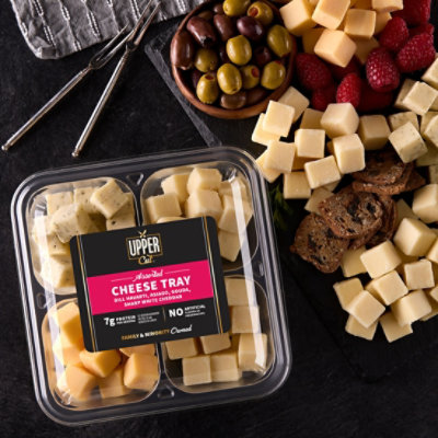 Upper Cut Assorted Variety Cubed Cheese Tray - 12 Oz - Image 6