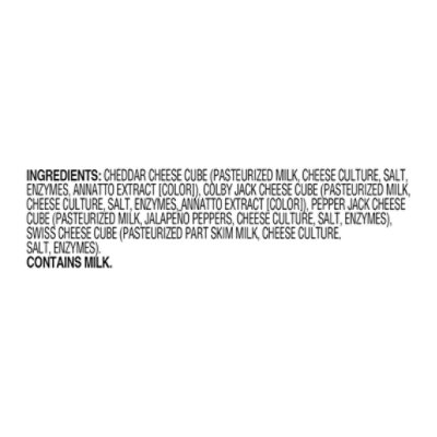Upper Cut Assorted Variety Cubed Cheese Tray - 12 OZ - Image 4