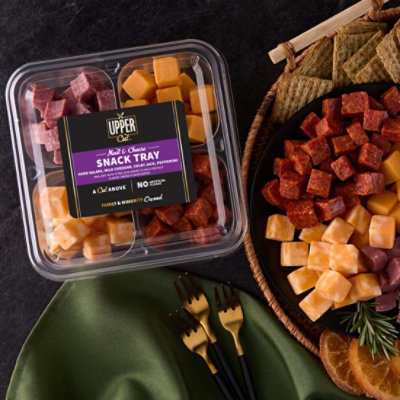 Upper Cut Meat & Cheese Tray Cubed - 12 OZ - Image 6
