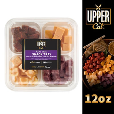 Upper Cut Meat & Cheese Tray Cubed - 12 OZ - Image 1
