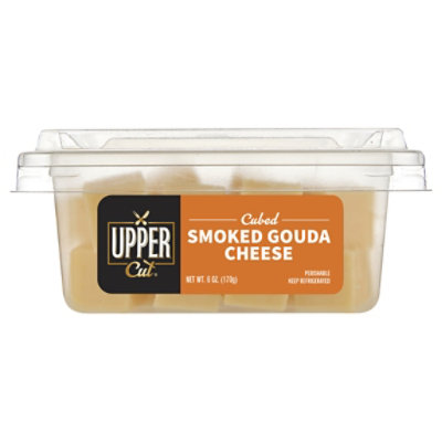 Upper Cut Smoked Gouda Cheese Cubed - 6 OZ - Image 2