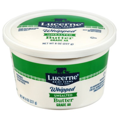 Lucerne Whipped Unsalted Butter 8 Oz - 8 OZ - Image 1