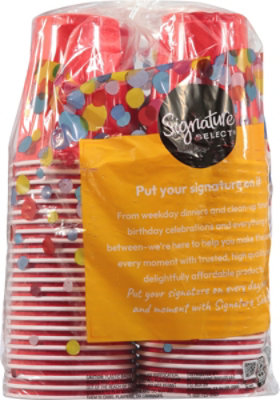 Signature Select Red Plastic Party Cup 100ct Pdq Shp - 100 CT - Image 3