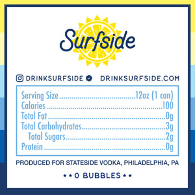 Surfside Lemon Strawberry Can - 19.2 Fl. Oz. - Image 4