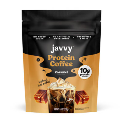 Javvy Protein Coffee  Caramel - 9 OZ - Image 2
