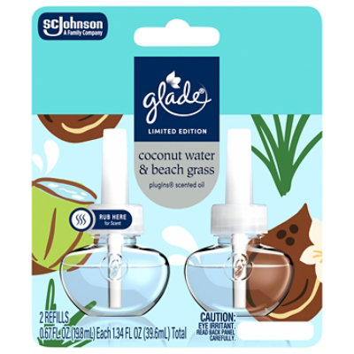 Glade Piso Refill Limited Edition Coconut Water & Beach Grass - 2-.67 Fl. Oz. - Image 2