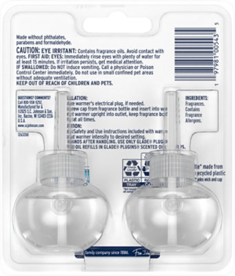 Glade Plugins Limited Edition Watermelon & Cucumber Scented Oil Refill - 2-.67 Fl. Oz. - Image 4