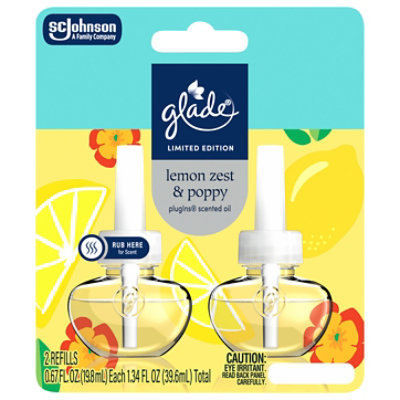Glade Piso Refill Limited Edition Lemon Zest & Poppy - 2-.67 FZ - Image 2