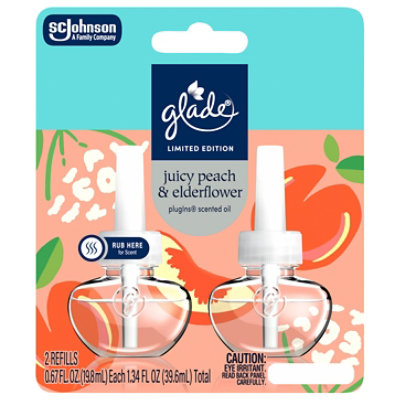 Glade Piso Limited Edition Juicy Peach & Elderflower - 2-.67 Fl. Oz. - Image 1