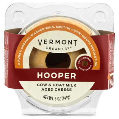 Vermont Creamery Hooper Cow & Goat Aged Cheese - 5 Oz - Image 1