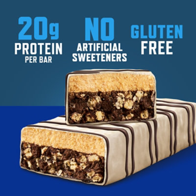 Clif Builders White Fudge Oreo 20g Protein Bar - 14.4 Oz - Image 5