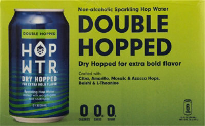 Hop Wtr Double Hopped Non Alcoholic Drinks In Cans - 6-12 Fl. Oz. - Image 5