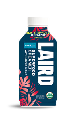 Laird Superfood Creamer Liquid Vanilla Organic - 22 FZ - Image 1