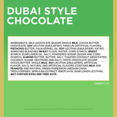 Dubai Style Milk Chocolate Rigid Bag - Each - Image 4