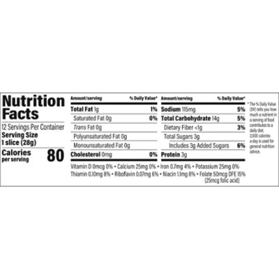 Nature's Harvest Hawaiian Bread Half Loaf - 12 Oz - Image 3