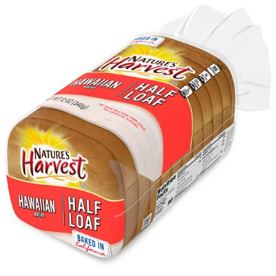 Nature's Harvest Hawaiian Bread Half Loaf - 12 Oz - Image 4