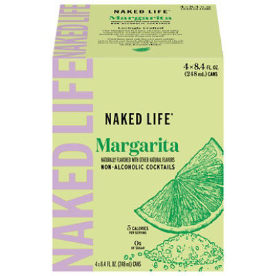 Naked Life Non-Alcoholic Margarita Cocktail Cans - 4-8.4 Fl. Oz. - Image 1
