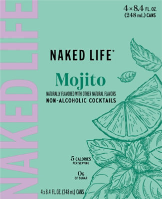 Naked Life Mojito Spirits Non Alcoholic Cocktail Cans - 4-8.4 Fl. Oz. - Image 5