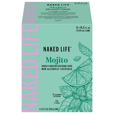 Naked Life Mojito Spirits Non Alcoholic Cocktail Cans - 4-8.4 Fl. Oz. - Image 1