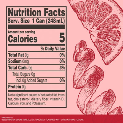 Naked Life Negroni Spritz Spirits Non Alcoholic Cocktail Cans 4-8.4 Fl Oz - 4-8.4FZ - Image 3