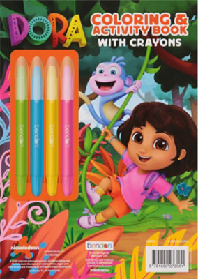 Bendon Dora C&a Book W/ Twist Up Crayons - EA - Image 3