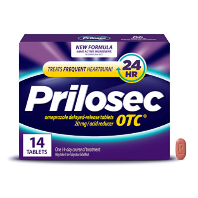 Prilosec OTC PPI Heartburn Relief Acid Reducer Tablets - 14 Count - Image 1