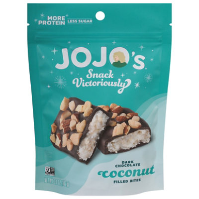 Jojos Chocolate Bites Dark Chocolate Coconut - 3.6 OZ - Image 1