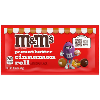 M&M's Peanut Butter Cinnamon Roll Chocolate Candies - 1.63 Oz - Image 1