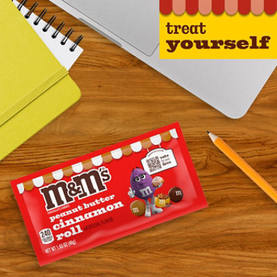 M&M's Peanut Butter Cinnamon Roll Chocolate Candies - 1.63 Oz - Image 5