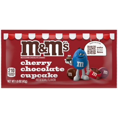 M&M's Cherry Chocolate Cupcake Chocolate Candies - 1.5 Oz - Image 1