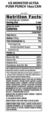 Monster Ultra Punk Punch 16fz - 16 FZ - Image 2