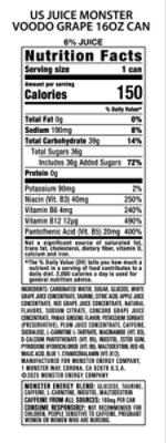 Monster Juice Voodoo Grape 16fz - 16 FZ - Image 2